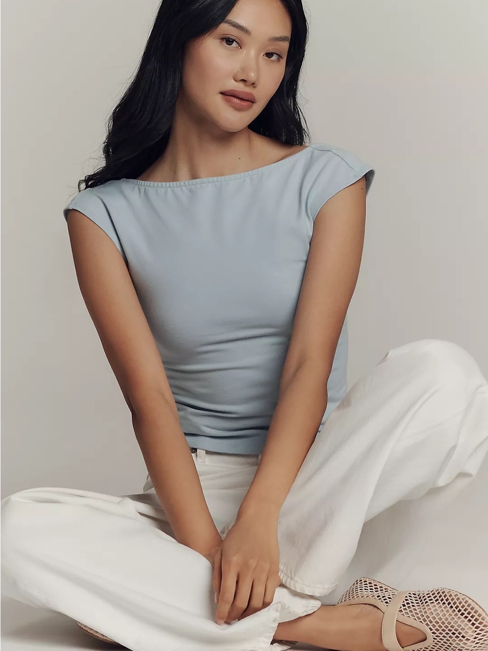 Reformation Darra knit top
